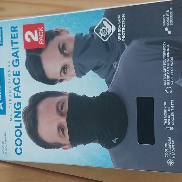 2 pack Multi functional cooling face gaiter - Picture 2 of 5